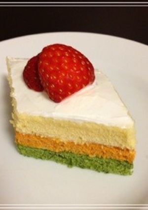 一歳の娘に☆ひな祭りケーキ-レシピのメイン写真