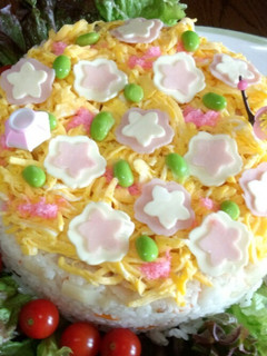 ちらし寿司ケーキ-レシピのメイン写真