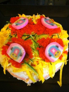 ケーキ風☆ちらし寿司-レシピのメイン写真