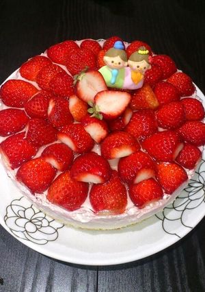 ひな祭り♡苺レアチーズケーキ♡-レシピのメイン写真