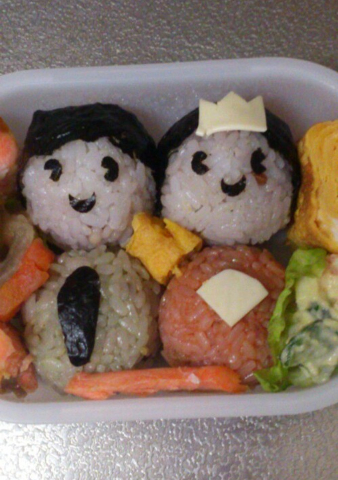 幼稚園!我が家のお弁当～お雛様2013～-レシピのメイン写真