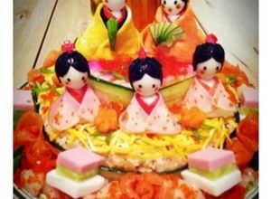 ひな祭り ＊ちらし寿司でお雛様ケーキ＊-レシピのメイン写真
