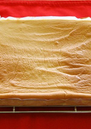 天板ケーキ★牛乳シフォンケーキの生地で-レシピのメイン写真