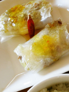 生春巻きでミン玉カレー味包み焼き-レシピのメイン写真