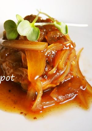 こってり和風ハンバーグ-レシピのメイン写真