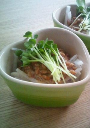納豆サラダ☆ゴマドレ消費にも!-レシピのメイン写真