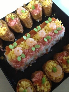 雛祭り 簡単カワイイいなり寿司-レシピのメイン写真