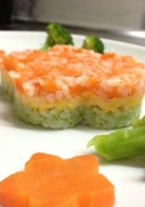 ☆ 離乳食 de お雛様 ☆-レシピのメイン写真