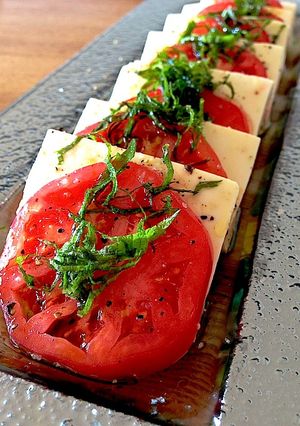 豆腐と完熟トマトのカプレーゼ-レシピのメイン写真