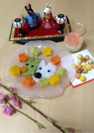 初節句☆ひな祭り☆リサとガスパール2-レシピのメイン写真