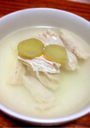 鶏むね肉のスープ-レシピのメイン写真