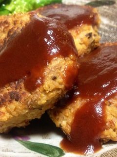 プレ農家めし◆マクロビ茹で大豆ハンバーグ-レシピのメイン写真