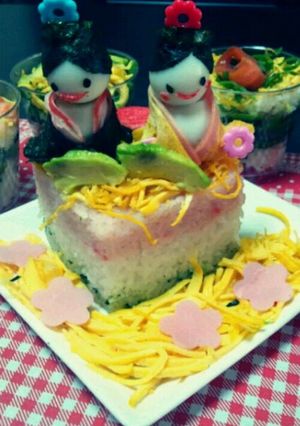 おひなさま寿司-レシピのメイン写真