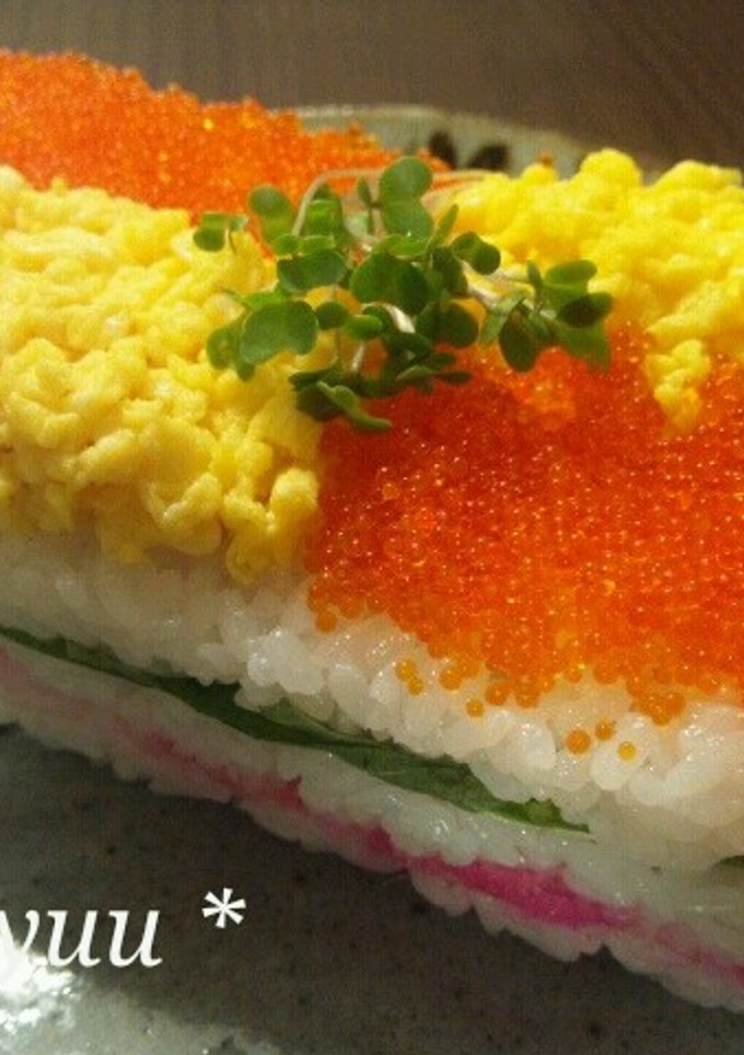 簡単華やか ♡ ケーキ寿司-レシピのメイン写真