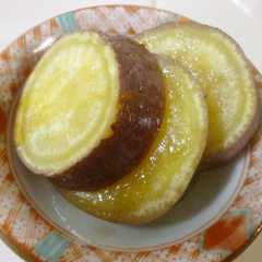 รูปของ お弁当にＧＯＯＤなサツマイモのレモン煮