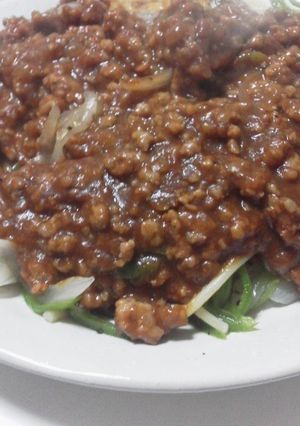 お肉たっぷりミートソーススパゲティ-レシピのメイン写真
