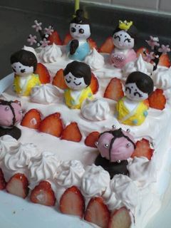 雛壇ケーキでひな祭り♪♪-レシピのメイン写真