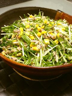 水菜のシャキシャキサラダ-レシピのメイン写真