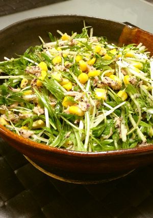 水菜のシャキシャキサラダ-レシピのメイン写真