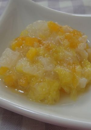 ＊離乳食中期＊野菜と麩の煮びたし-レシピのメイン写真