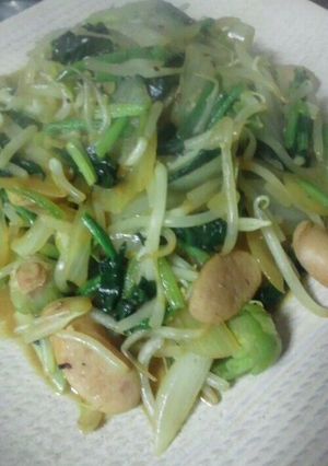 食べ応え有★ほうれん草バターニンニク炒め-レシピのメイン写真