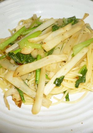ウドパスタ-レシピのメイン写真