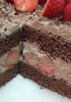 ☆チョコ味☆スポンジケーキ-レシピのメイン写真