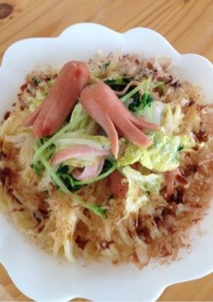 お好み焼き風パスタ-レシピのメイン写真