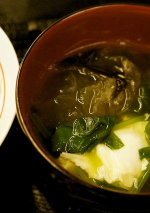 ほうれん草と卵入り　本格派おぼろ昆布汁-レシピのメイン写真