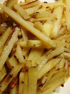 ジャガイモのシャキシャキ炒めクミン風味-レシピのメイン写真