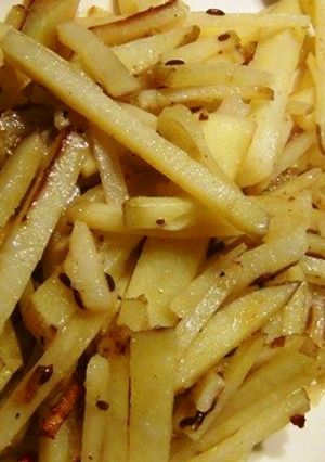 ジャガイモのシャキシャキ炒めクミン風味-レシピのメイン写真