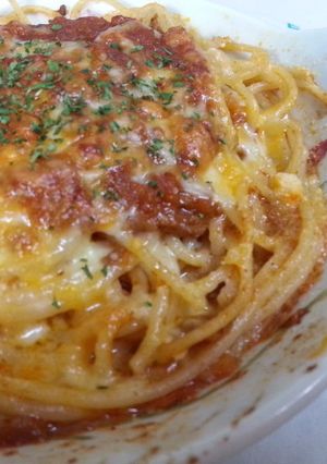 ミートソースでナポリタングラタン-レシピのメイン写真