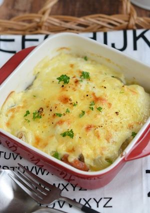 ヘルシー♪なめらかな豆腐ソースのグラタン-レシピのメイン写真