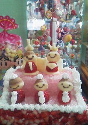 ひな祭り♪簡単♪雛壇段々ケーキ-レシピのメイン写真
