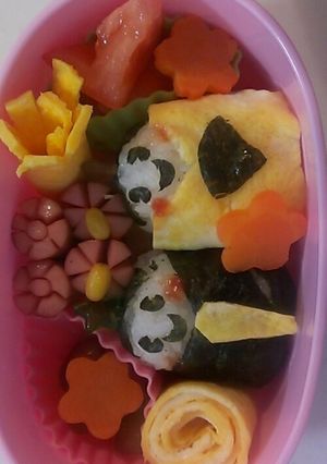 お雛様 幼稚園の遠足お弁当-レシピのメイン写真