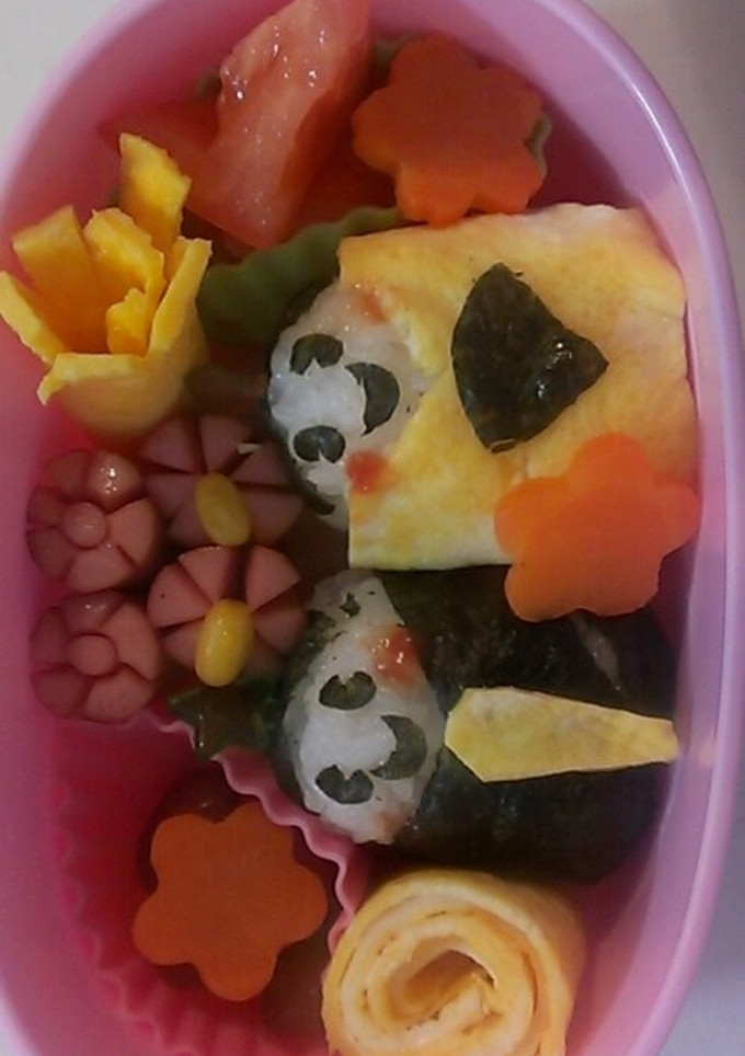 お雛様 幼稚園の遠足お弁当-レシピのメイン写真