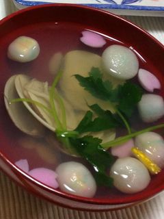 はまぐりの吸い物-レシピのメイン写真