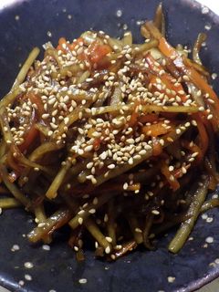 いつも夕食にきんぴら牛蒡-レシピのメイン写真