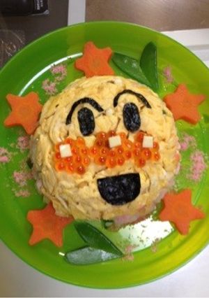 キャラ寿司ケーキ☆ アンパンマン-レシピのメイン写真
