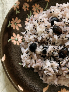 乾燥黒豆☆炊き込みご飯(無水鍋QC使用)-レシピのメイン写真