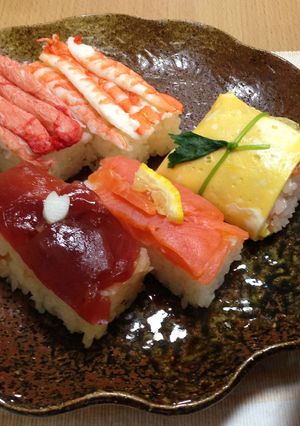 お好みの具で簡単押し寿司-レシピのメイン写真
