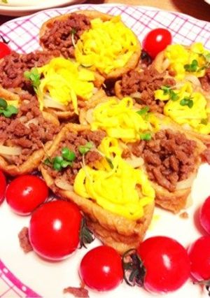 まるできつねうどん！稲荷うどん♡-レシピのメイン写真