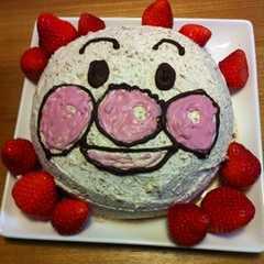 รูปของ 二歳のケーキ☆アンパンマン