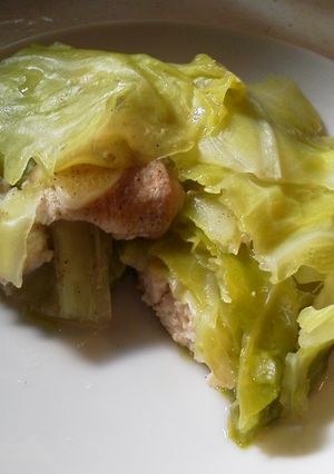 鳥むね肉とキャベツのにんにく蒸し☆-レシピのメイン写真