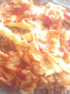 ツナ豚オムライス-レシピのメイン写真