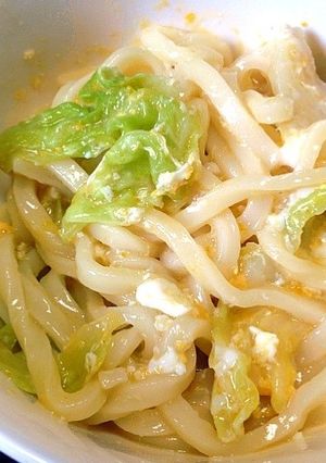 キャベツ釜玉-レシピのメイン写真