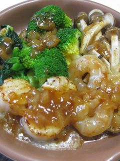 海老と帆立のグリル温野菜添え-レシピのメイン写真