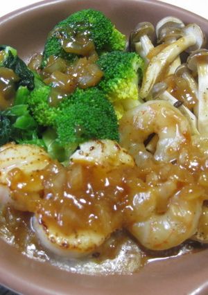 海老と帆立のグリル温野菜添え-レシピのメイン写真