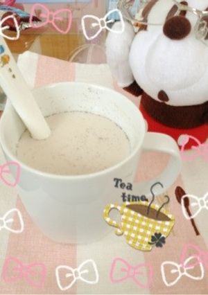 ＊ホッと一息♥ジンジャーほうじ茶ラテ-レシピのメイン写真