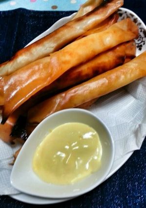 ソースが美味しい簡単えびのスティック揚げ-レシピのメイン写真